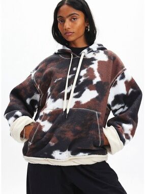 BDG Keaton Oversized Fleece Lined Hoodie Sweatshirt